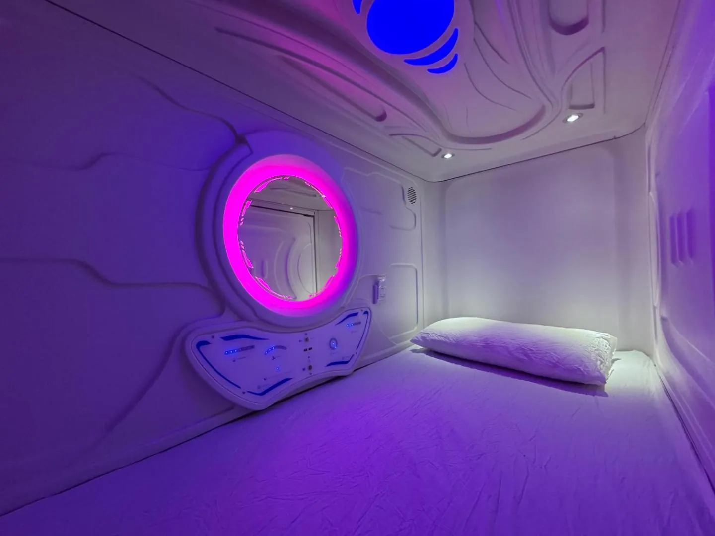 Dormir en una cápsula espacial